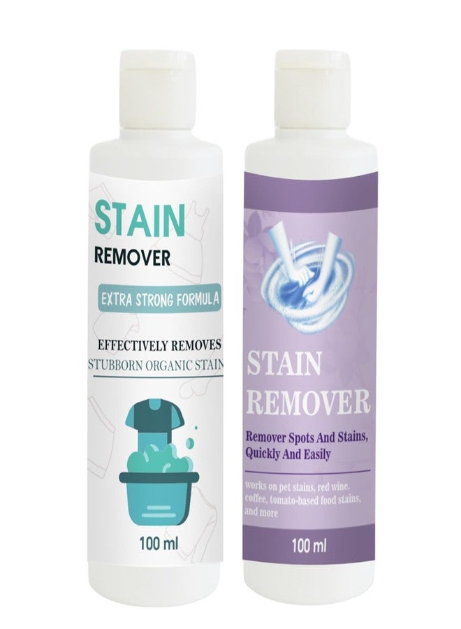 مجموعة مزيل البقع من توفوس، تتضمن مزيل بقع الدمى ومزيل بقع بنفسجي | محلول تنظيف متعدد الأسطح للملابس والأقمشة والمفروشات (100 غرام لكل منهما) - Image 1